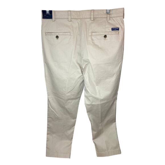 NEW Brooks Brothers Advantage Chino Pants Clark Fit Men’s Size 34 x 30 Khaki - Picture 2 of 10